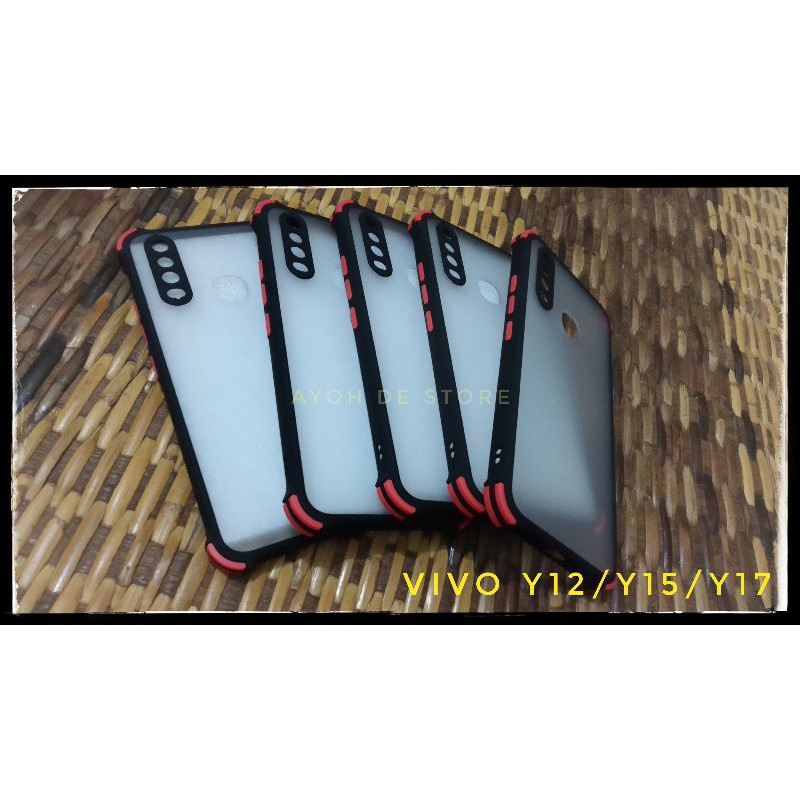 VIVO Y12,Y15,Y17 COVER CASE ANTI-DROP & LENS PROTECTOR