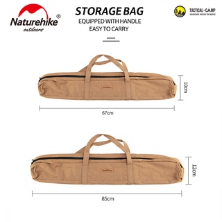 กระเป๋าเก็บเสา ฟลายชีท Naturehike Canopy pole storage bag ผ้า 16A Canvas NH20PJ201