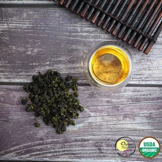 ชาเขียวอู่หลง ออร์แกนิก คัดพิเศษ 有机精选绿茶 Special Selected Organic Green Tea ดอยแม่สลอง 200g | Emerald Thai Tea Since 1984