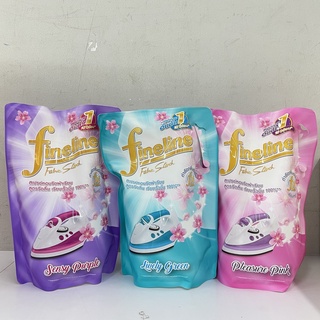 (4 กลิ่น) Fineline Fabric Starch ผลิตภัณฑ์สเปรย์หอมรีดผ้าเรียบ สูตรรีดลื่น เรียบเร็วขึ้น 100% 1400 มล.