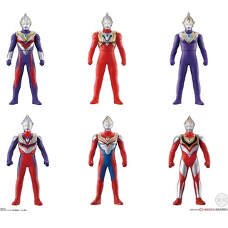 Sofubi Hero Ultraman Trigger &amp; Ultra Heroes โมเดลซอฟอุลตร้าแมนทริกเกอร์