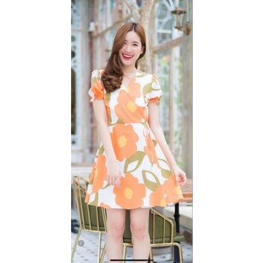 Esfera เดรสผ้าป้าย ไร้ตำหนิ freesize