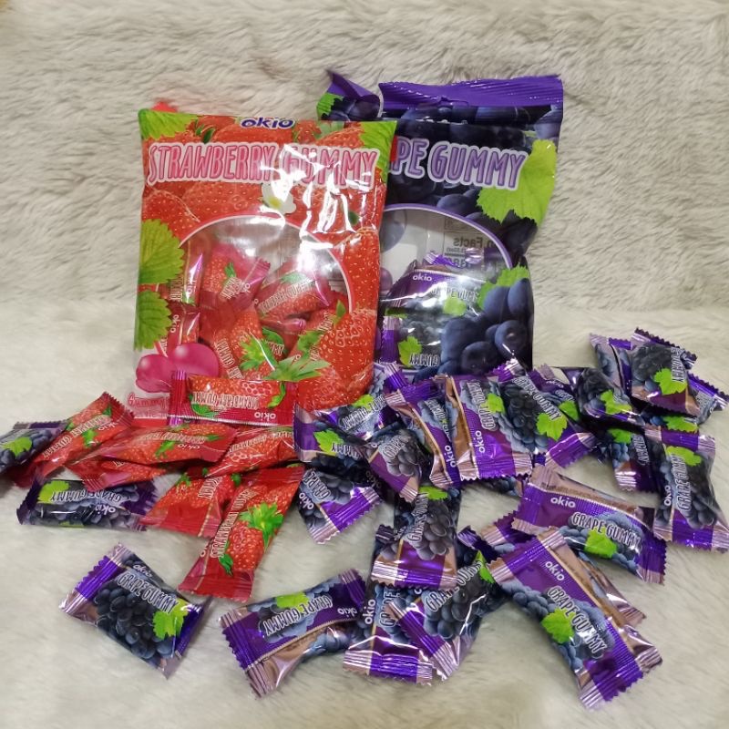 💥ถูกที่สุด💥GUMMY OKIO กัมมี่เคี้ยวหนึบขนาด100กรัม