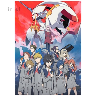 Darling In The Franxx โปสเตอร์การ์ตูนอะนิเมะ สําหรับติดตกแต่งผนัง