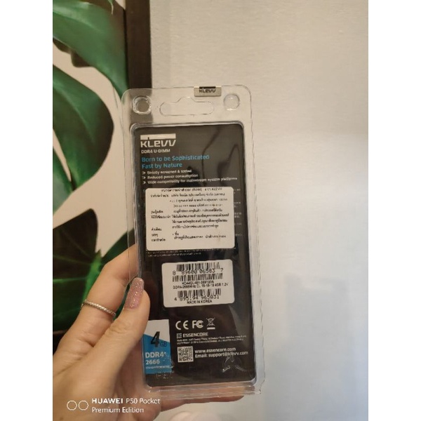 พร้อมส่ง STANDARD MEMORY Ram KLEVV DDR4-2666MHz CL 19-19-19 4GB 1.2V ...