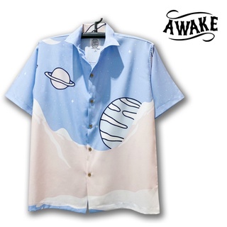 เสื้อเชิ้ตพิมพ์ลาย ฮาวาย AWAKE AW00056