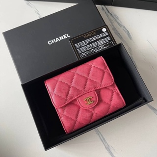 NEW CHANEL SHORT WALLET WALLET CAVEAR