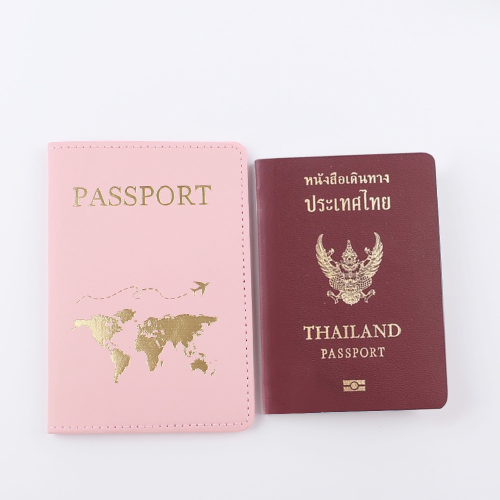 ปกใส่พาสปอร์ต ปกหนังสือเดินทาง Passport สมุดใส่พาสปอร์ต กระเป๋าหนังใส่พาสปอร์ตหนังสือเดินทาง WAKU รุ่น C-125C