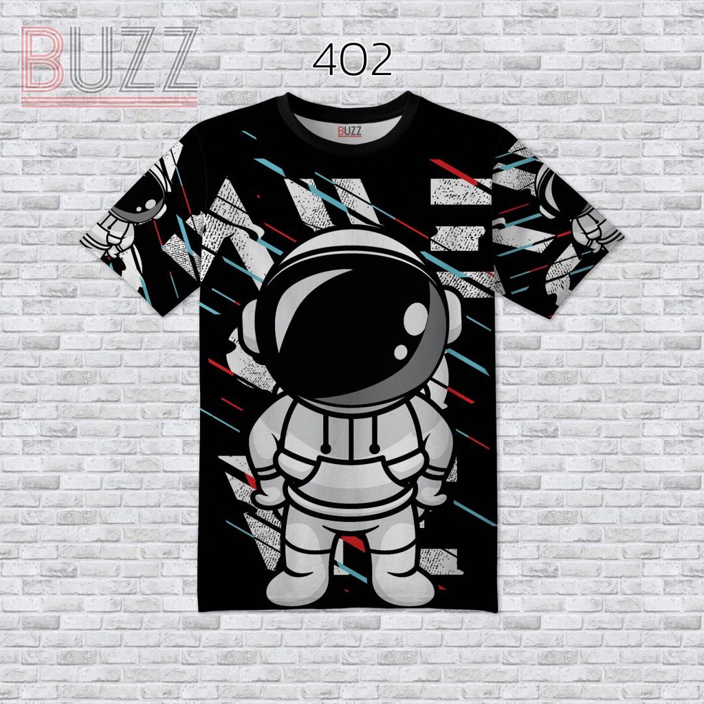 [S-4XL] เสื้อยืดแฟชั่น พิมพ์ลาย หน้า-หลัง ใส่ได้ทั้ง ชาย หญิง สาวอวบ อ้วน บิ๊กไซส์ BUZZ-402