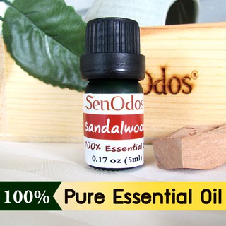 SenOdos Sandalwood Pure Essential Oils Aroma Oil น้ำมันหอมระเหยแท้ น้ำมันหอมอโรม่า กลิ่นไม้หอมแก่นจันทร์