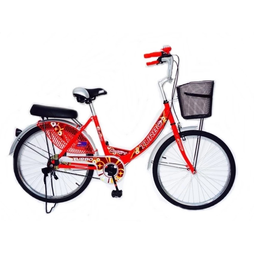 TURBO BICYCLE จักรยาน 24 " Delight City - RED