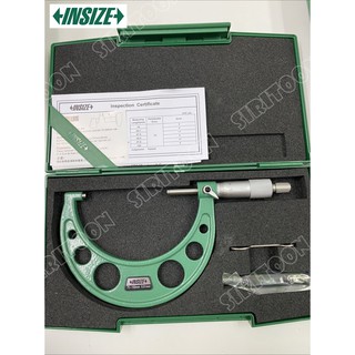 ไมโครมิเตอร์ วัดนอก ขนาด 75-100mm. INSIZE รุ่น 3203-100A (Outside Micrometer) (**สินค้าใหม่**)