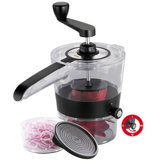 GEFU Spiral Slicer SPIRALFIX เครื่องหั่นผักเป็นเส้น รุ่น 13410 (Transparent/Black)