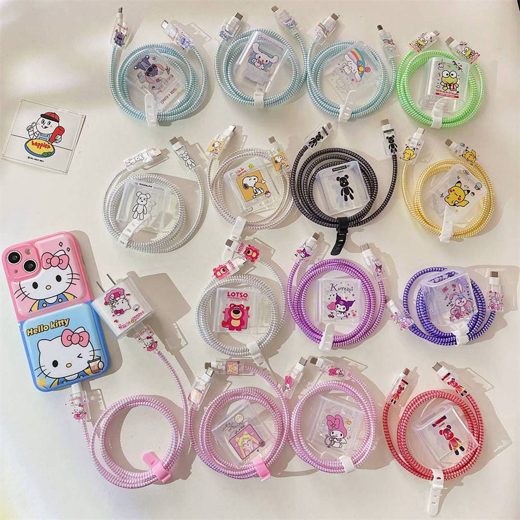 เคส TPU นิ่ม แบบป้องกัน ลายกบ เซเลอร์มูน โปเกม่อน เมโลดี้ หมี ดอกไม้ Kaws สําหรับ iPhone Type-C