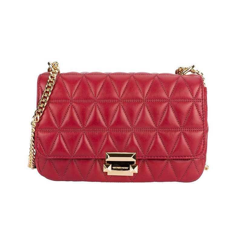 กระเป๋า michael kors sloan small quilted leather crossbody bag Shopee