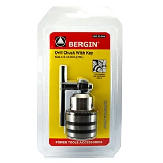 BERGIN หัวสว่าน จำปาขัน 1/2" Size 1.5 - 13 mm. JT6 รุ่น 33-009