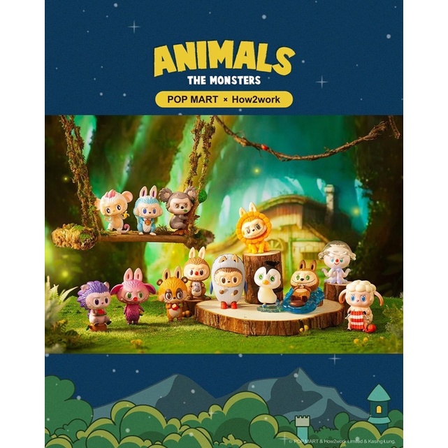 ❣️พร้อมส่ง…แบบยกกล่อง❣️Pop Mart • THE MONSTERS Animals Series