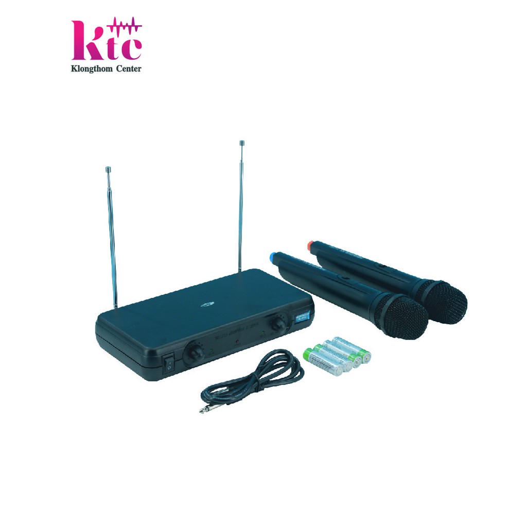 Klongthom Center รุ่น : KT-MIC03 Wireless Microphone (ไมค์ลอย) ยี่ห้อ Soundmilan รุ่น ML-6632 จำนวน 1 ชุด