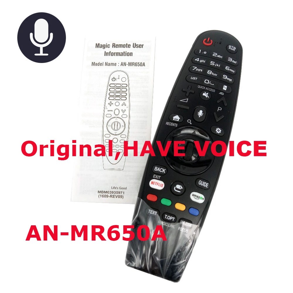 ใช้สําหรับ LG AN-MR650A-Origina AM-HR650A am-hr650a สําหรับใช้งานร่วมกับ LG magic Remote Replacement