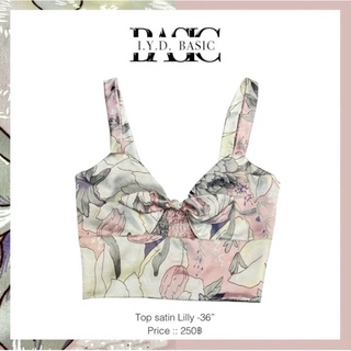 I.Y.D. BASIC | Top satin linly