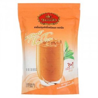 ChaTraMue 3in1 Instant Thai Milk Tea ชาตรามือ ชาปรุงสำเร็จ ชานมเย็น 3in1 500กรัม ถุง