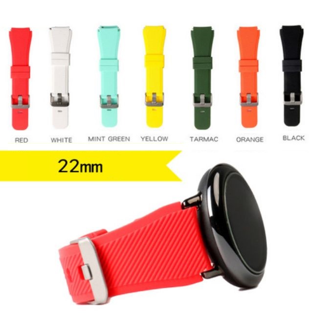 สายซิลิโคน 22 มม. Amazfit Pace / GTR 4 / GTR 3,3 Pro / GTR 47 / GTR 2,2e / Watch GT / GT2 46 / Strat