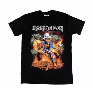 IR073 เสื้อยืดวงร็อค IRON MAIDEN ไอรอน เมเดน เสื้อวง เสื้อยืดไอรอนเมเดน เสื้อวินเทจ