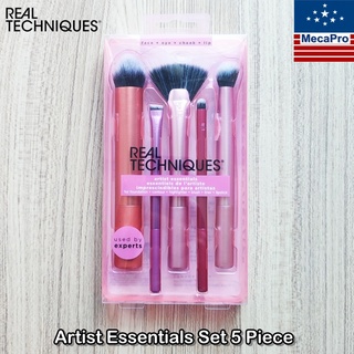 Real Techniques® Artist Essentials Set 5 Piece #08195 เรียลเทคนิค ชุดแปรงแต่งหน้า 5 ชิ้น