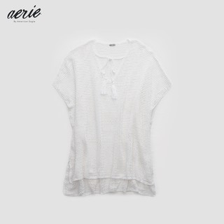 Aerie Crochet Cover up เสื้อ ผู้หญิง ผ้าถัก ไหมพรม   (AAP 072-4577-100)