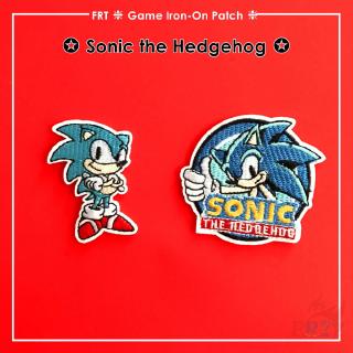 แผ่นแพทช์ sonic the hedgehog 1 ชิ้น/2 ชิ้นสําหรับเย็บปักตกแต่งเสื้อผ้า