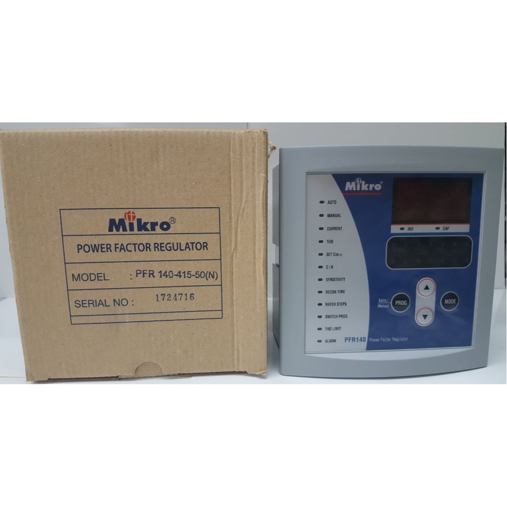 MIKRO Power Factor Regulator PFR6 PFR8 PFR12 PFR14