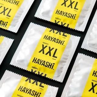 Hayashi XXL Condom Size 56 mm. ถุงยางอนามัยฮายาชิ เอ็กซ์เอ็กซ์แอล ขนาด 56 มม.
