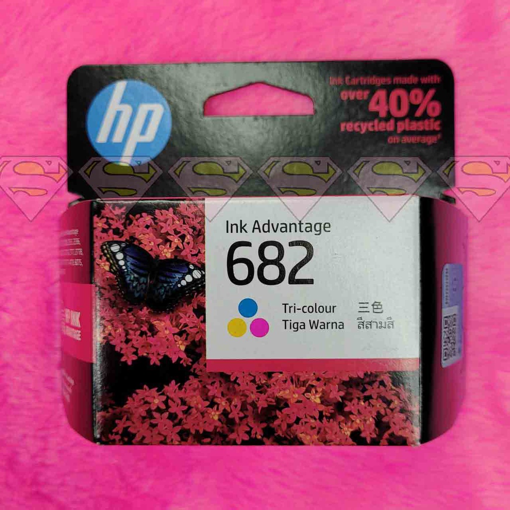 หมึกแท้ HP 682 CL (สีรวมสามสี)