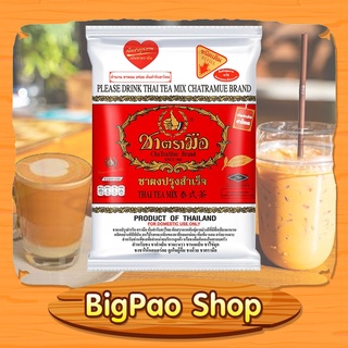 ชาตรามือ ชาผงปรุงสำเร็จ (ฉลากแดง) สูตรต้นตำรับชาไทย ขนาด 400 กรัม Thai Tea Mix Cha Tramue Brand