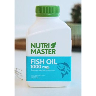 **100เม็ดแพคคู่ยิ่งคุ้ม ผลิต10/18 นำเข้าจากนอร์เวย์** NUTRI MASTER FISH OIL 1000 MG 100 แคปซูล.น้ำมันปลา จากนอร์เวย์