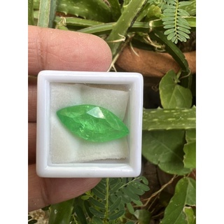 Columbian Green Emerald Marquise 16 carats 11x23mm