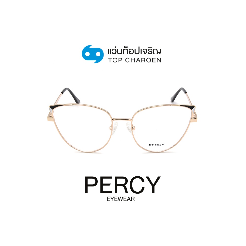 PERCY แว่นสายตาทรงCat-Eye M003-C1 size 53 By ท็อปเจริญ