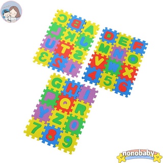 【nono】Colorful Puzzle Kid Educational Toy A-Z Alphabet Letters Numeral Foam Mat