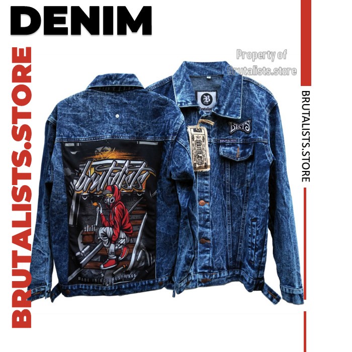 LEVIS Original Mens Distro Denim Jacket,การพิมพ์หนา,เสื้อแจ็คเก็ตยีนส์Levis Unisex