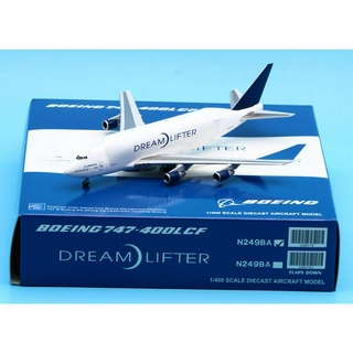 Lh4176 โมเดลเครื่องบินรบ อัลลอย JC Wings 1:400 Boeing B747-400LCF Reg:N249BA