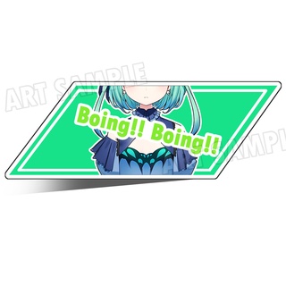 Rushia Uruha สติ้กเกอร์ 2 ชิ้น Rushia Hololive VTuber Fan Sticker Bumper Hololive Sticker สติ๊กเกอร์ Hololive ติดรถยนต์