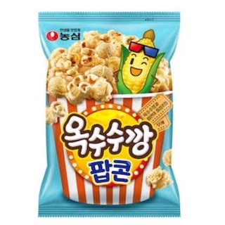 [🚚พร้อมส่ง] ขนมจีซู 농심 바나나킥 팝콘 Nongshim Banana kick popcorn ขนมเกาหลี ป็อบคอร์นรสข้าวโพด