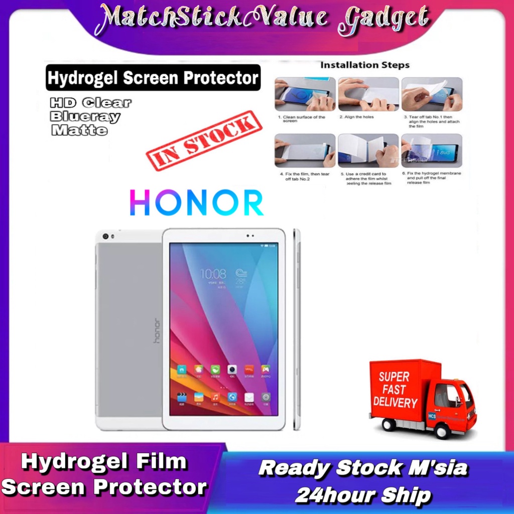 แท็บเล็ต Honor V7 Pro แท็บเล็ต X7 Tab 7 Pad 6 Pad X6 V6 Hydrogel ป้องกันหน้าจอ