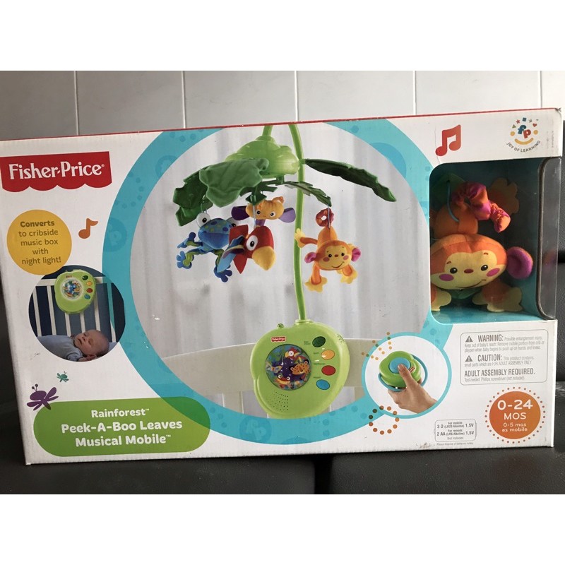 FisherPrice Rainforest PeekABoo Leaves Musical Mobile Shopee Thailand