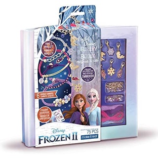 Make It Real - Disney Frozen 2 Crystal Dreams Jewelry - DIY Bead &amp; Charm Bracelet Making Kit Make It Real - Disney Frozen 2 ชุดเครื่องประดับ ลูกปัดคริสตัล สําหรับทําสร้อยข้อมือ DIY