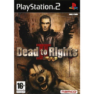 แผ่นเกมส์PS2 Dead to Rights II PS2 เกมเพล2  ps2