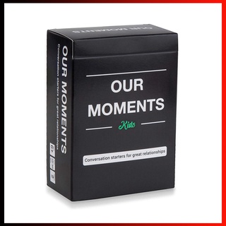 Our MOMENTS Kids: 100 Thought Provoking Conversation Starters สําหรับผู้ปกครองที่ดี