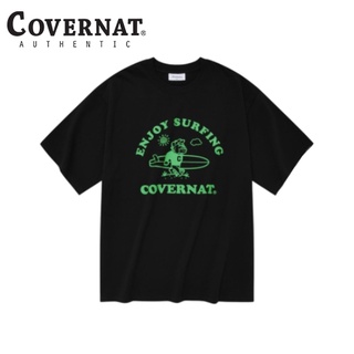 [100% Cotton] Covernat เสื้อยืดแขนสั้น ผ้าฝ้าย พิมพ์ลาย แฟชั่นฤดูใบไม้ผลิ และฤดูร้อน