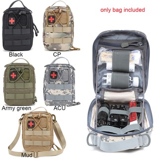 1000D ตั้งแคมป์ การเดินป่า ชุดปฐมพยาบาล Edc Molle Emt Bag Ifak