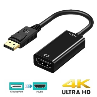 อะแดปเตอร์แปลง DP เป็น HDMI 4K 1080P ตัวผู้ เป็น HDMI ตัวเมีย สําหรับแล็ปท็อป HP Dell PC